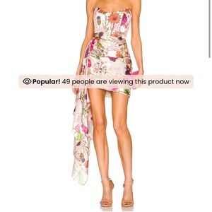 Katie May Chasing Dawn Gown in Pink Daisy - Size Medium